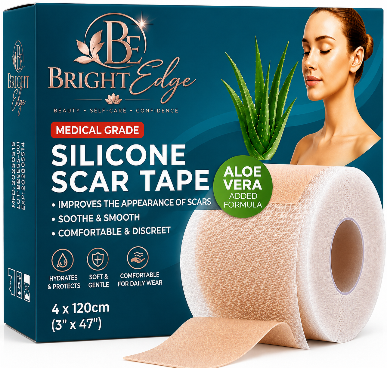 Bright Edge Silicone Scar Tape